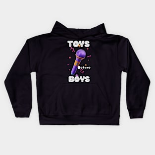 Funny Toys Before Boys Kids Hoodie